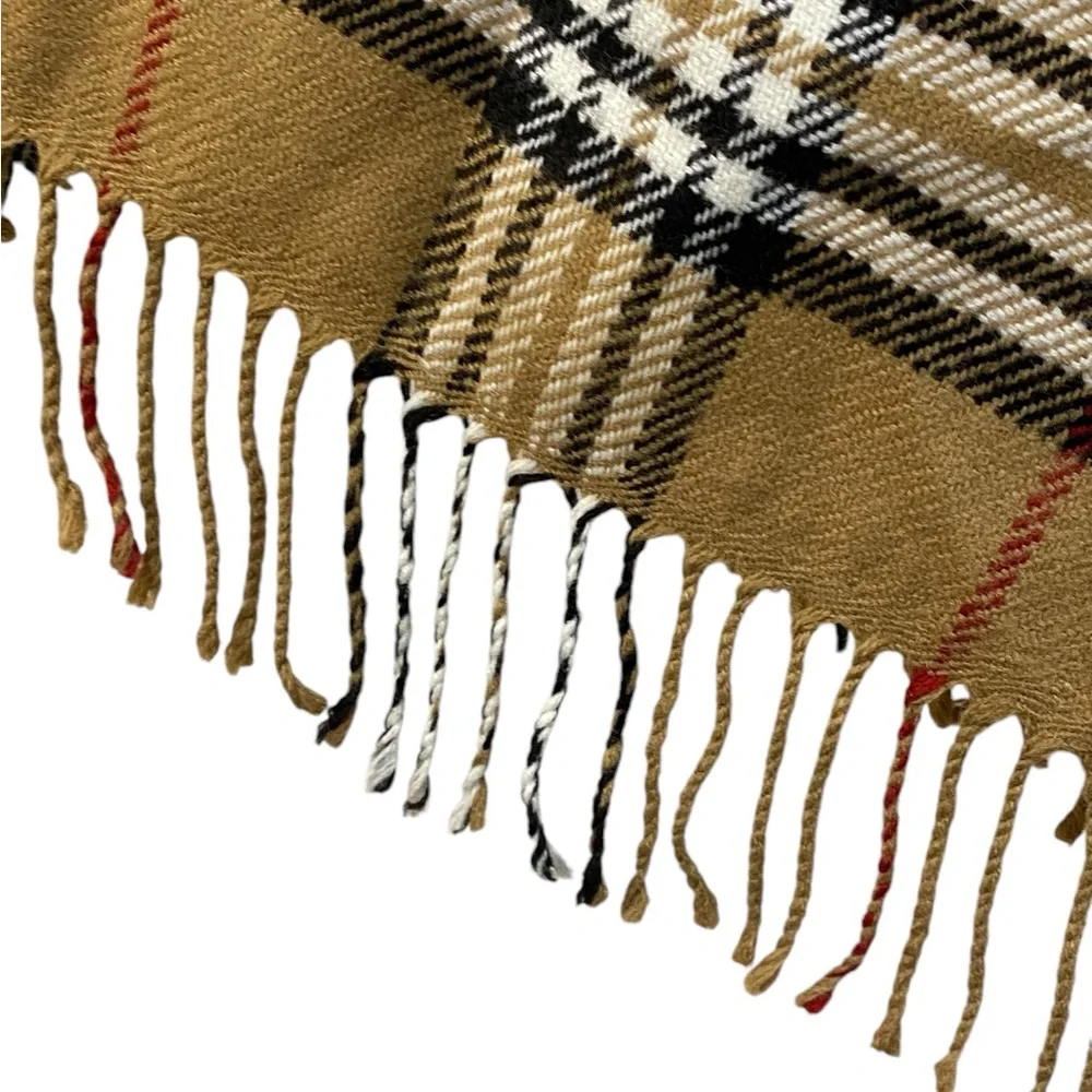 V. Fraas Plaid Ruana Wrap